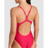 Bañador de Natación Arena Solid  Mujer Rojo