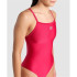 Bañador de Natación Arena Solid  Mujer Rojo