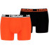 Calzoncillos Head Basic Hombre Vibrant Naranja/Negro Pack