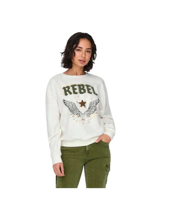 Sudadera Only Onllayla L/S Wings O-Neck Cloud...