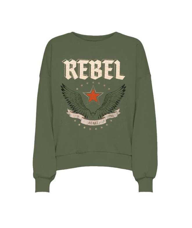 Sudadera Only Onllayla L/S Wings O-Neck Loden...