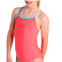 Bañador de Natación Arena  Light Niña Rojo/Freak
