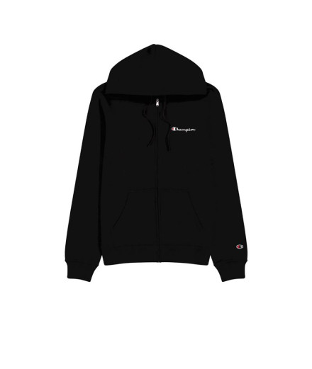 Chaqueta Champion Hooded Full Zip Sweatshirt Hombre Negro