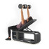 Pack banco musculación hbn70 + mancuernas y kettlebell ajustables Horizon fitness