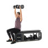 Pack banco musculación hbn70 + mancuernas y kettlebell ajustables Horizon fitness