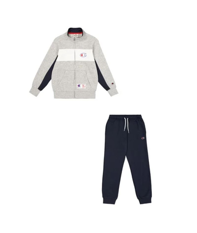 Chándal Champion Sweatsuit Infantil Gris