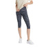 Malla de Fitness Ditchil Capri Vibrant Mujer Gris Plomo