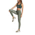 Mallas de Fitness Ditchil Vibrant Mujer Verde Flores
