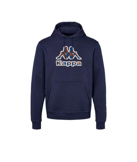 Sudadera Kappa Fetro Swt Hombre Azul Marine