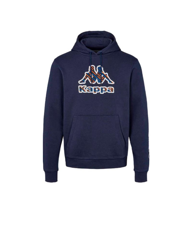 Sudadera Kappa Fetro Swt Hombre Azul Marine