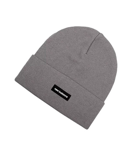 Gorro New Balance Linear Knit Cuffed Gris