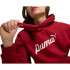 Sudadera Puma Essentials+ Script Mujer Caucho rojo/Blanco intenso