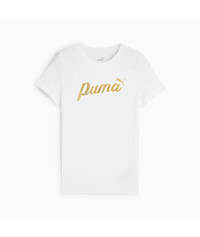Camiseta Puma Essentials+ Script Metallic G...