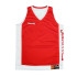 Camiseta de Baloncesto Spalding Reversible Tank Hombre Rojo/Blanco