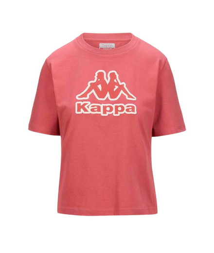 Camiseta Kappa Fabra Tee Mujer Rosa