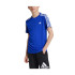 Camiseta adidas Train Essentials Aeroready 3 Bandas Regular Fit Niño Azul/Blanco