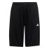 Conjunto adidas Essentials Aeroready 3 Bandas Regular Fit Infantil Rojo/Blanco