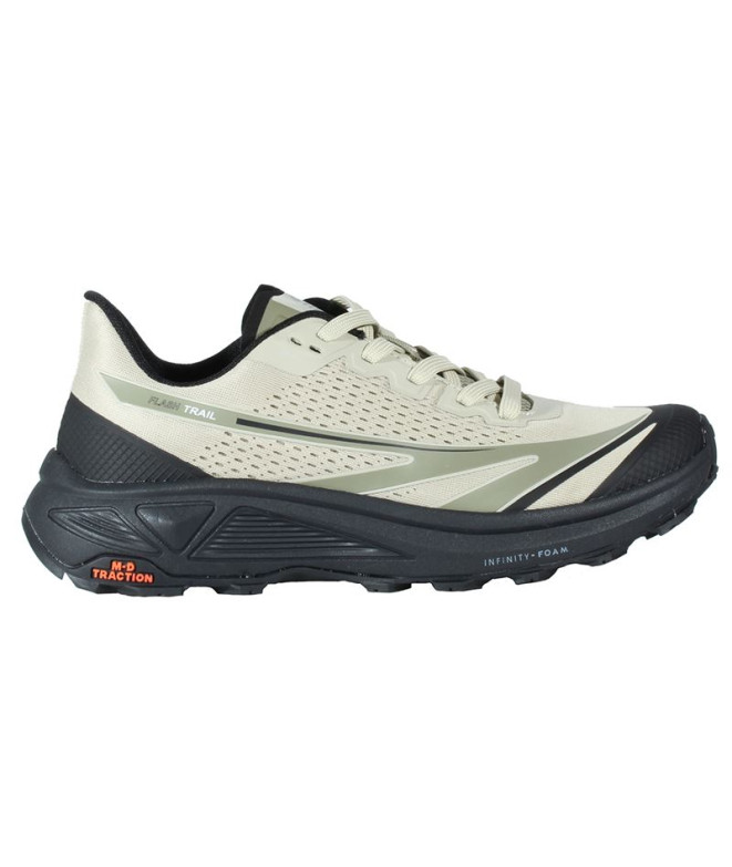 Zapatillas de Trail Hi-Tec Flash Beige/Negro...