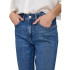 Pantalones Only Onleverly Mw Flared D Cro187 Medium Blue Denim Mujer