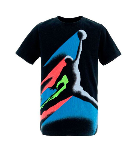 Camiseta Jordan 23 Fade Away Ss Tee Niño Negro