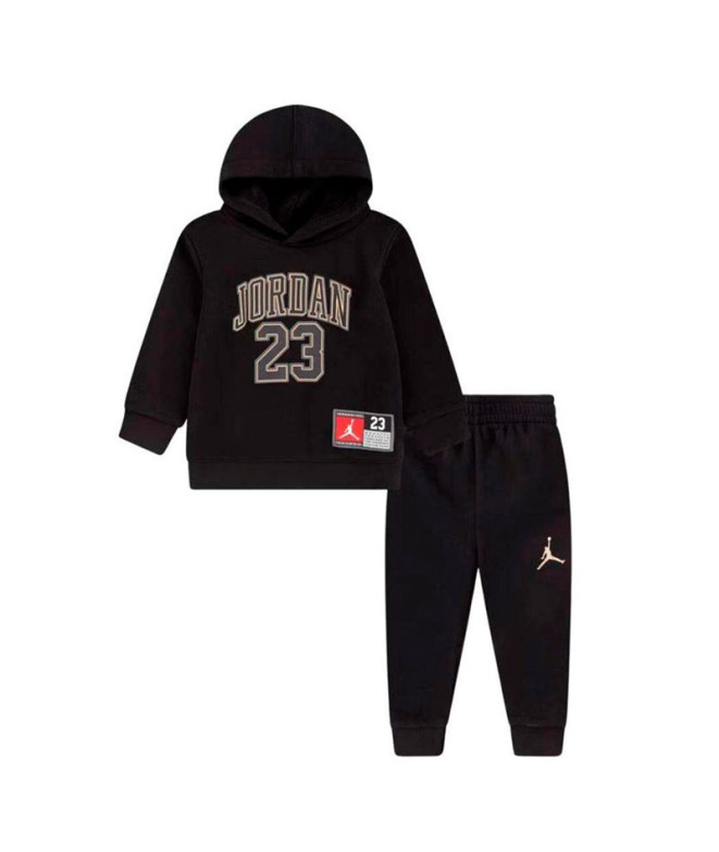 Conjunto Nike Jersey Pack Po Set Niño Negro/Oro