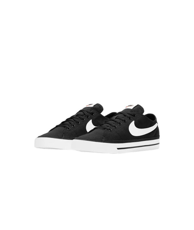 Zapatillas Nike Court Legacy Canvas Hombre Negro
