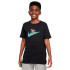 Camiseta Nike Sportswear Big Niño Negro