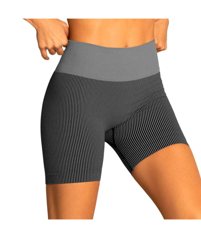 Bermuda Joluvi Tie Dye Mujer Negro/Antracita