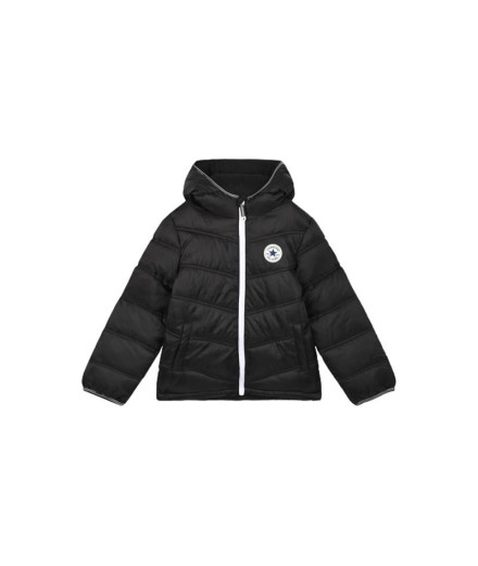 Chaqueta Converse Mdwt Puffer Negro Niño