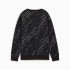 Sudadera Puma Essentials+ Animal Aop Crew Fl Mujer Negro