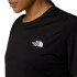 Camiseta de Montaña The North Face Flex S/S Reg Tnf Mujer Negro