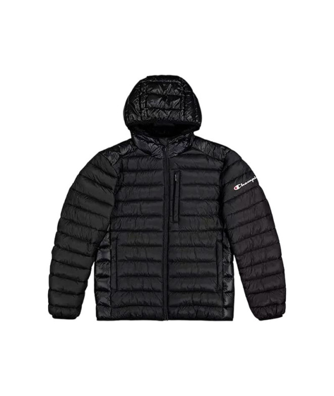 Chaqueta Champion Hooded Jacket Hombre Negro