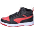 Zapatillas Puma Rebound V6 Mid Black For Negro/Rojo