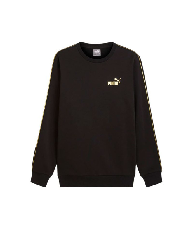 Sudadera Puma Ess Tape Minimal Gold Crew Fl...