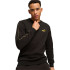 Sudadera Puma Ess Tape Minimal Gold Crew Fl Hombre Negro