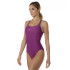 Bañador de Natación Aquarapida Costume Intero Violeta Mujer