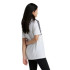 Camiseta adidas Essentials 3-Stripes Cotton Loose Fit Niña Blanco/Negro