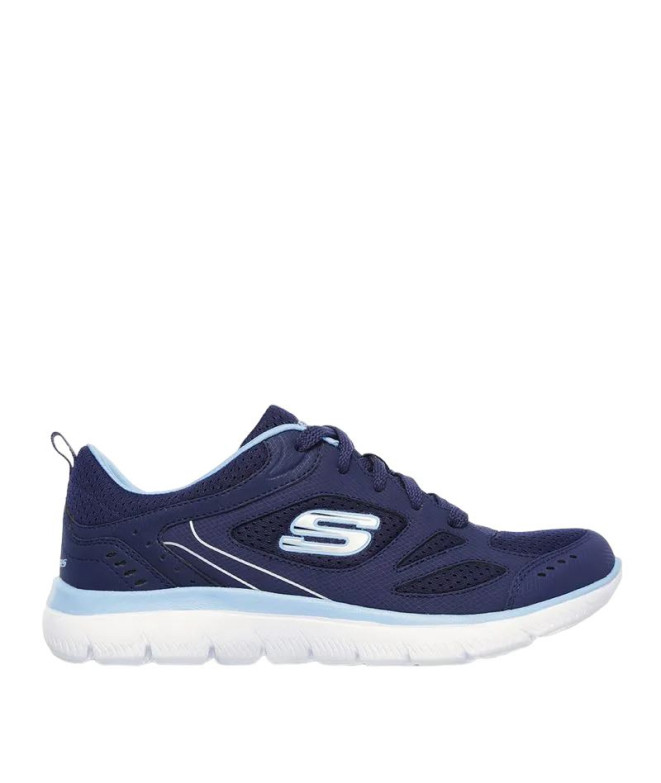 Zapatillas Skechers Summits-Suited Mujer Azul...