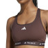 Sujetador Deportivo de Fitness adidas Techfit Medium Support Mujer Marrón