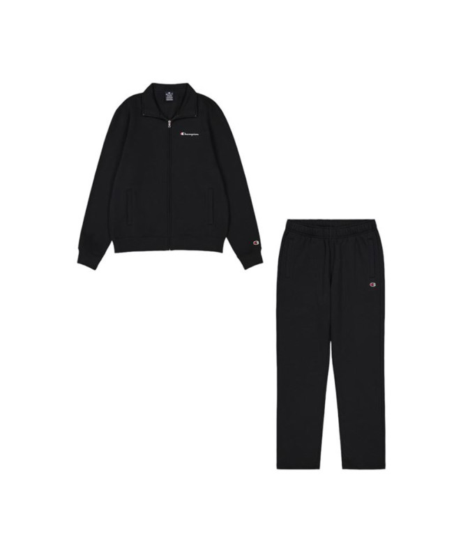 Conjunto Champion Sweatsuit Hombre Negro