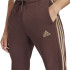 Pantalón adidas Essentials Fleece Tapered Cuff 3-Stripes Hombre Marrón