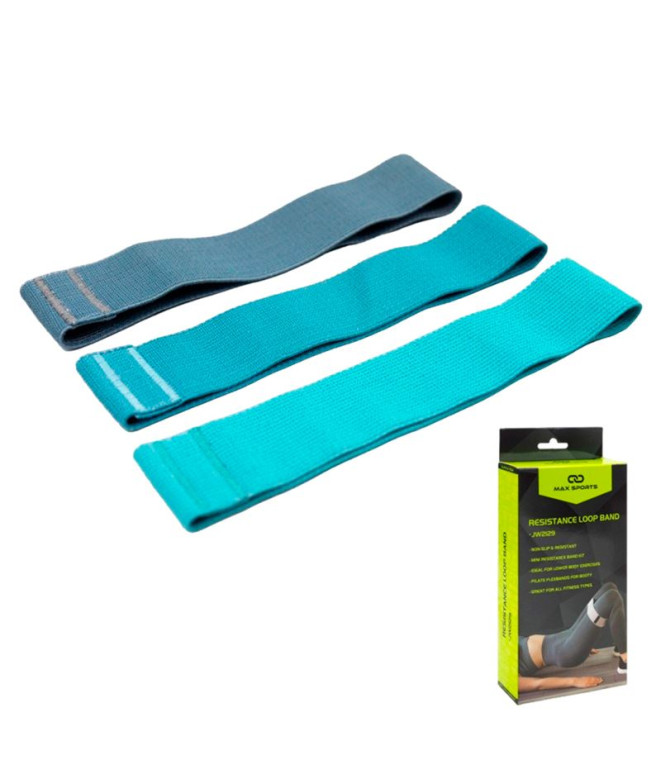 Set 3 Bandas De Resistencia Pulsa 60X5Cm Enebe