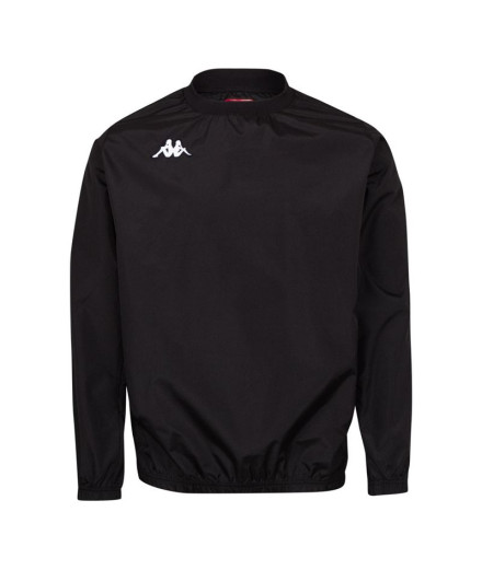 Chaqueta Fitness Cortavientos Kappa Gaggio Hombre Negro