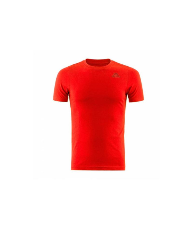 Camiseta Kappa Cafers Slim Hombre Red Mid Coral...
