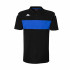Polo Kappa Dianetti Hombre Negro/Azul