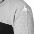 Polo Kappa Dianetti Hombre Gris/Negro