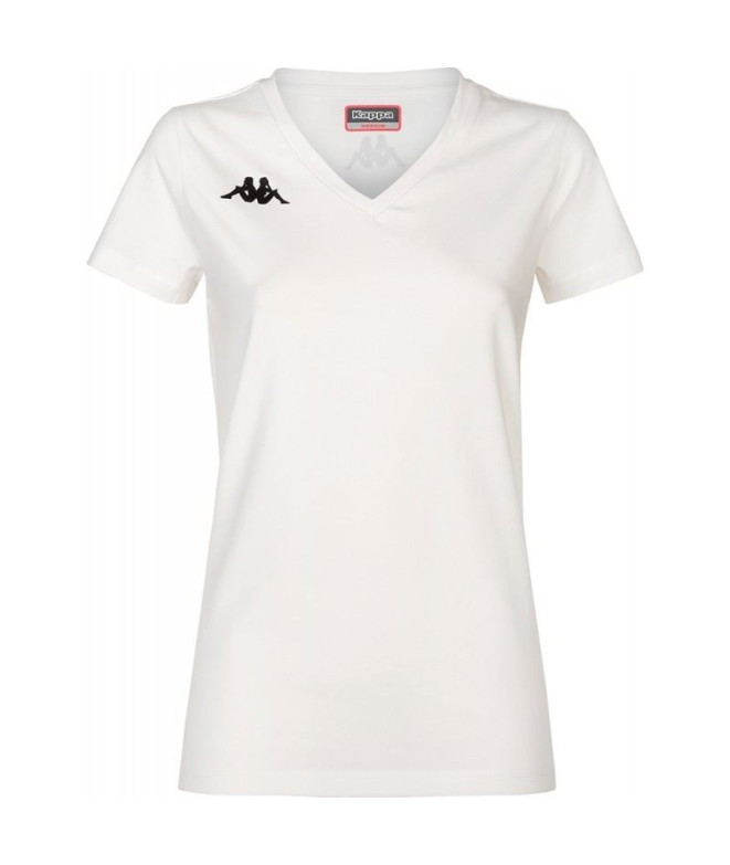 Camiseta Kappa Brizza Mujer Blanco