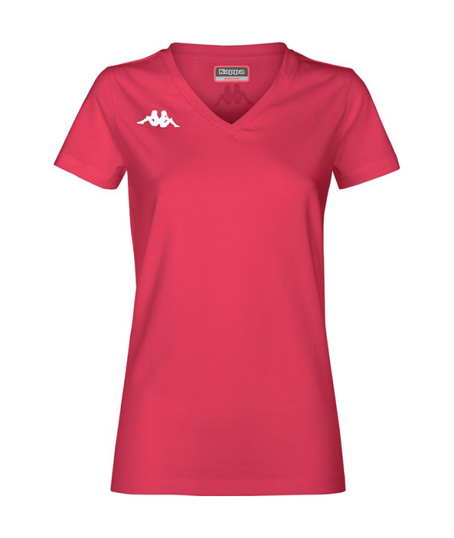 Camiseta Kappa Brizza Mujer Rosa