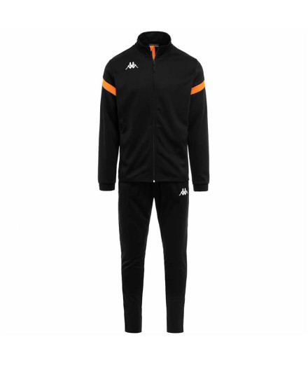Chándal Kappa Dalcito Hombre Negro/Naranja