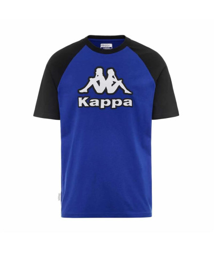 Camiseta Kappa Frus Tee Hombre Azul Royal/Negro